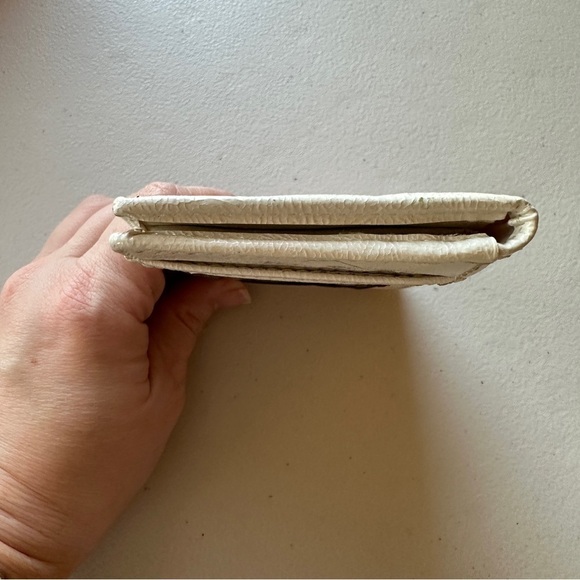 Coach Kristin Op Art Chain Link Satin Wallet Card Case - Picture 7 of 9